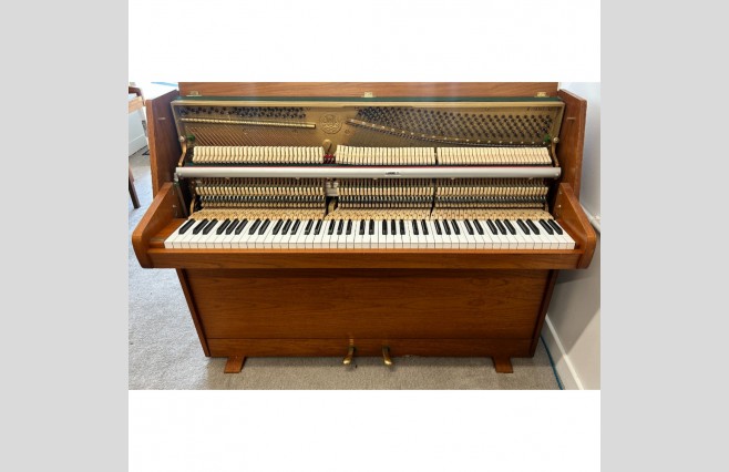 Zender Satin Teak Upright Piano, Used - All Inclusive Premium Package (SN:158260) - Image 4